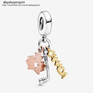 Pandora Canada Dangle Charm|Pandora Rose & Shine|Pandora US|Tri-tone